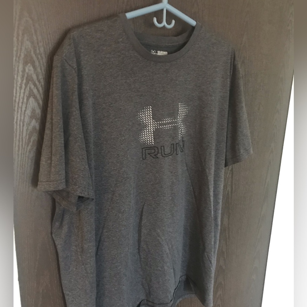 Under Armour gym shirt — “Run”